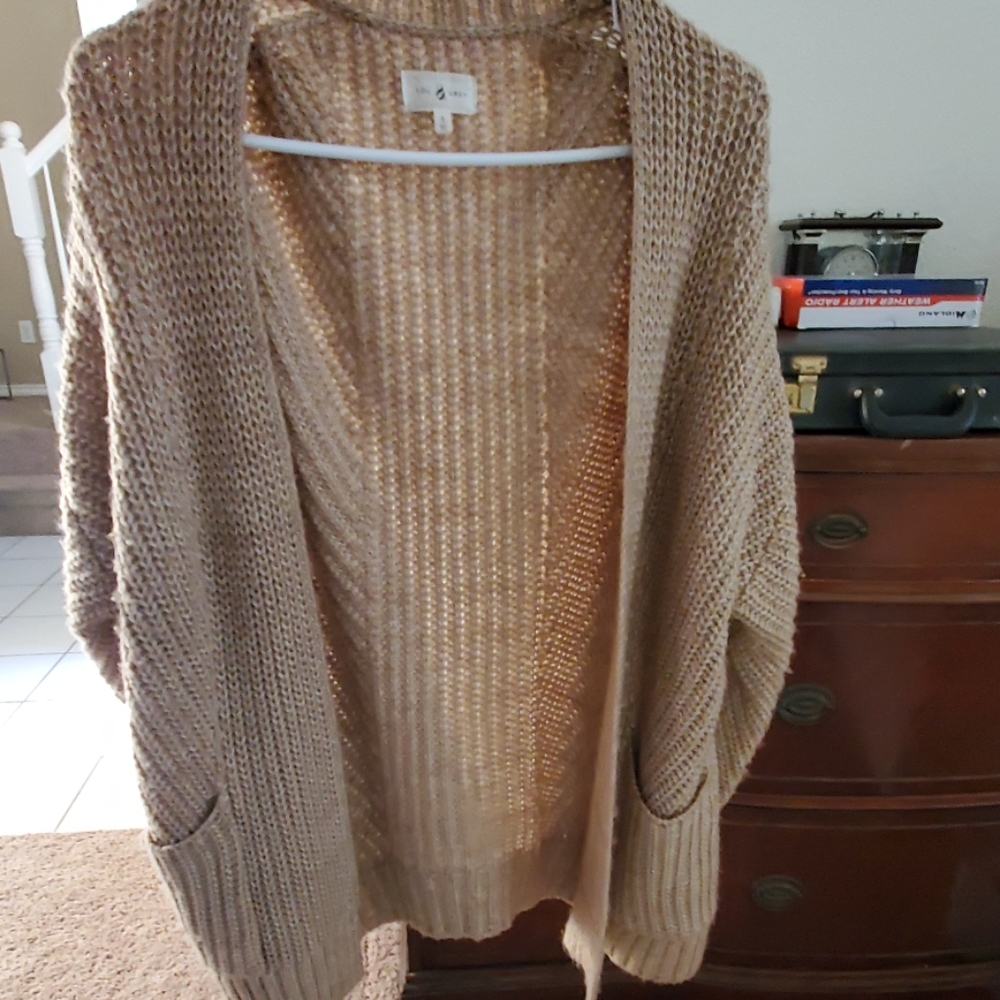 Lou & Gray light brown sweater.